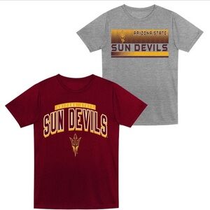 NCAA Arizona State Sun Devils Toddler Boys' T-Shirt (Set of 2)